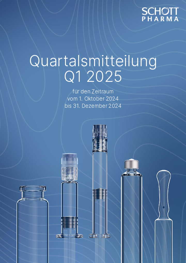 Q1 Mitteilung / Q1 Finanzbericht 2024/2025