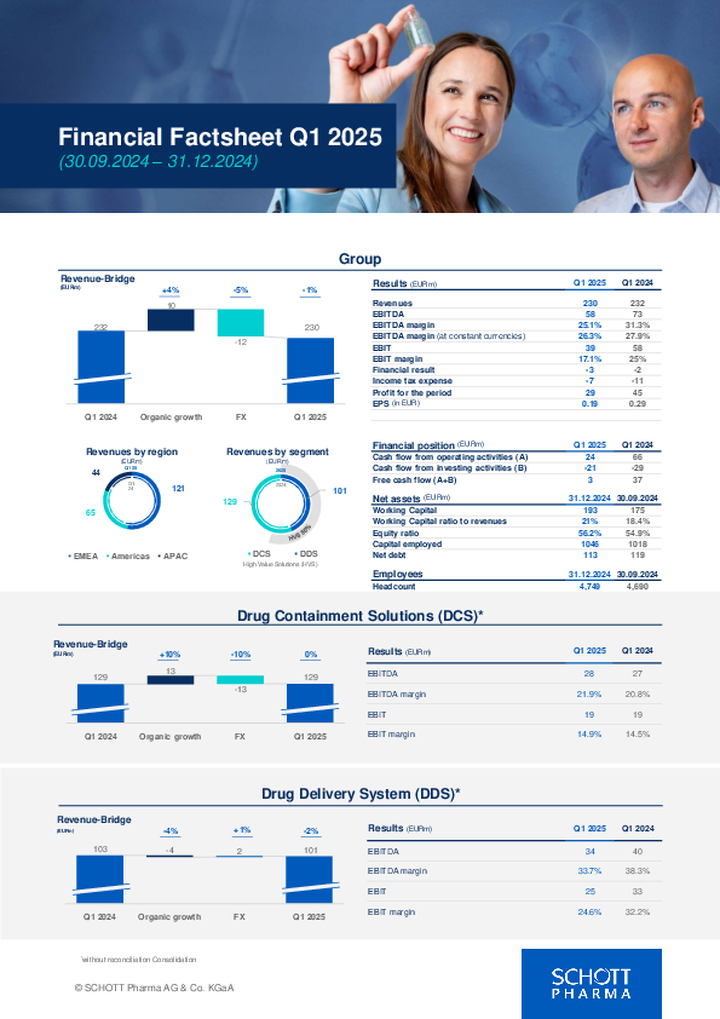 Financial Factsheet Q1 2025